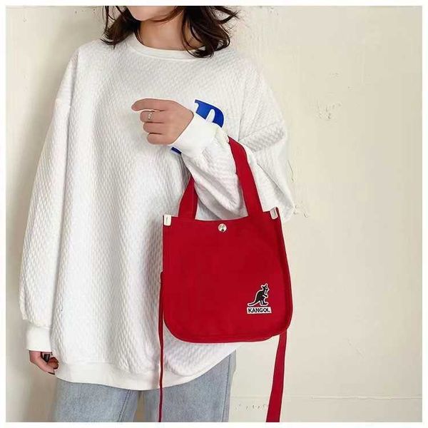 

new canvas bag kangaroo fashion women's messenger bag handbag