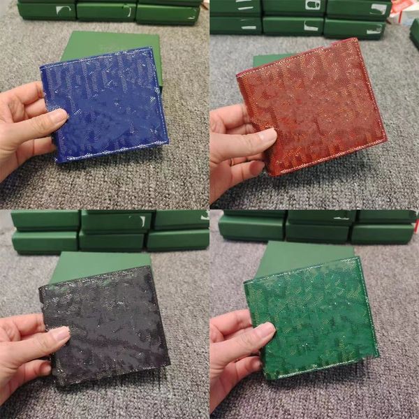 

2023 new multi-card wallet fashion oc07 short half-fold men's and women's wallet trendy, Red;black
