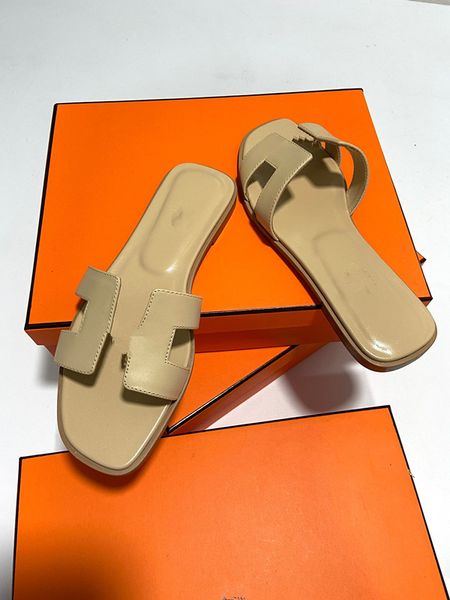 

designer slippers slides sandals summer flats real leather platform shoes ladies beach effortlessly stylish 0623, Black