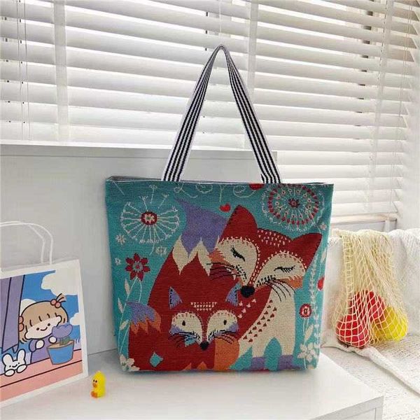 

ins new canvas bag large capacity shoulder bag mommy bag linen crossbody women's bag trendy cool ethnic style shoulder bag
