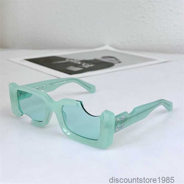 

sunglasses off notched plate small frame white special-shaped ins net red star sameoxib, White;black