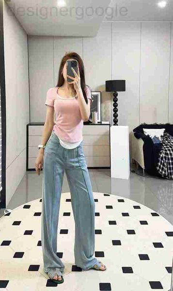

women's jeans designer casual slim pants with zipper button decoration comfortable breathable outdoor wear women's jeans, Blue