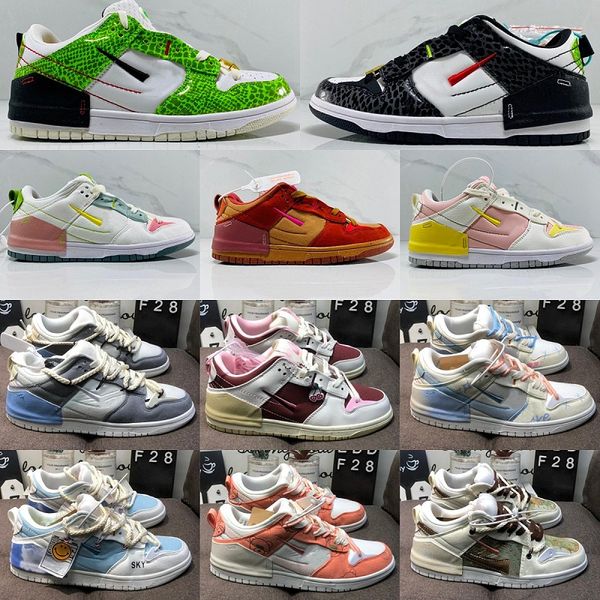 

street low basketball shoes classic mens designer shoes women's fashion sneakers luxury vintage skate shoes leather spliced casual shoe