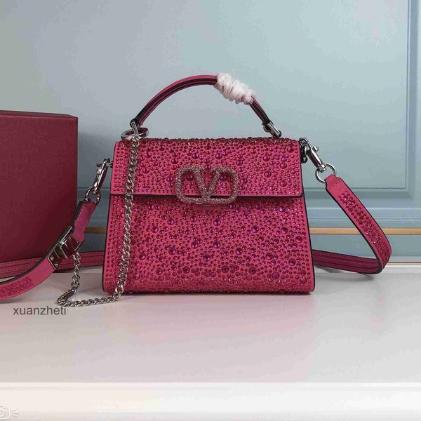 

handbag designer valentino women coming diamond bags luxurys inlaid mini crystal metal chain shoulder crossbody 3 ynlh