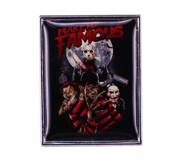 

make me famous brooch halloween horror movie killer brooch enamel pins4851505, Blue