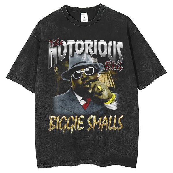 

temetow summer wash t-shirt american high street hip hop loose 250g fashion brand short sleeve men and women, White;black