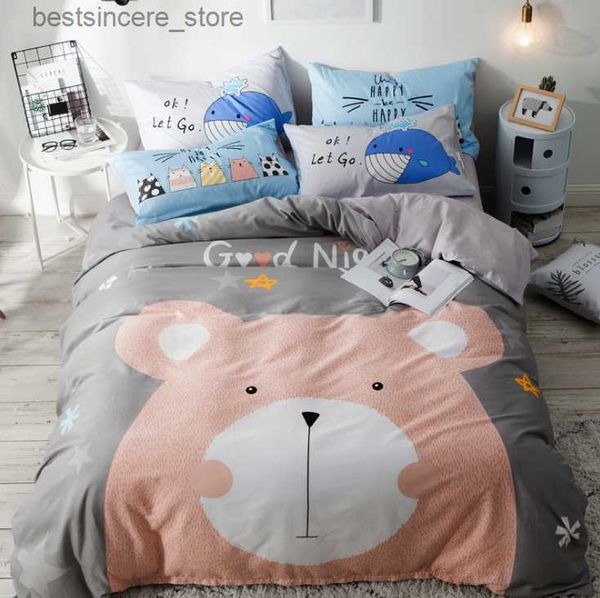

3pcs cotton crib bed linen kit cartoon baby princess bedding set includes pillowcase bed sheet duvet cover without filler l230522