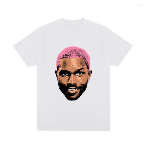 

men's t shirts frank men cotton casual t-shirt o-ocean blond music tshirts hip hop oversized tee tshirt womens, White;black