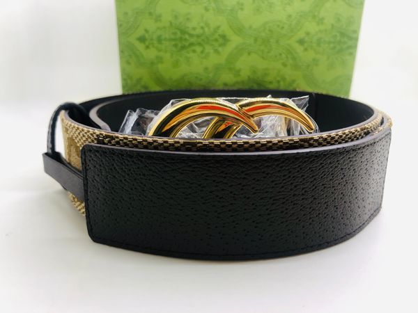 

luxury quality real cowhide belt brass stainless steel gold plated buckle 20mm 28mm 30mm 40mm designer belt for men and women with box 0018, Black;brown