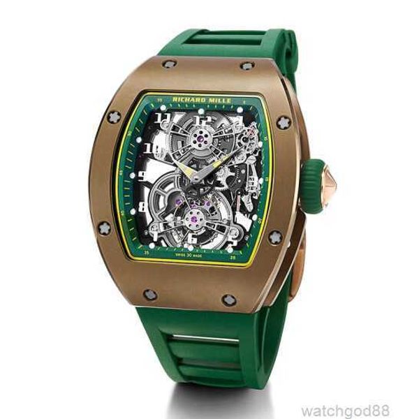 

diamond luxury mens movement watches rm17-01 r i c h a r d hollow tourbillon designer fr0k new high-end quality iced out montre wrist watch, Slivery;brown