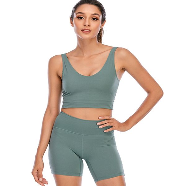 

lu-008 women's sports yoga shorts fitness high waist slim fit quick drying breathable high elastic mesh panel nylon material pants wome
