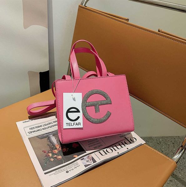 

telfars bags designer diamond shoulder bags mini tote luxury crossbody women shopping bag handbags fashion pink black purse satchels fashion