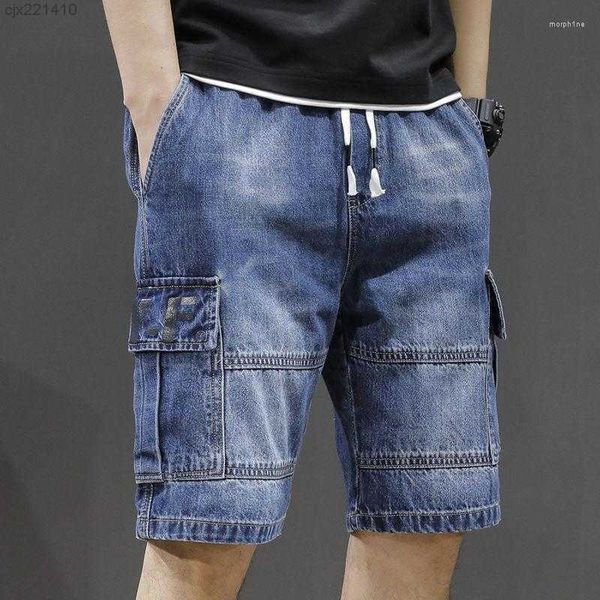 

men's jeans shorts straight multi-pocket good quality short knee length aul4 aul4