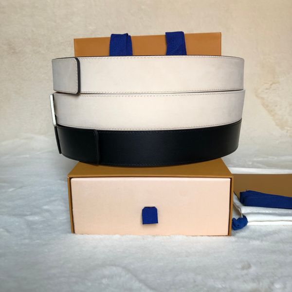 

classic black brown white grid genuine leather men belt with box men designers belts women belts designer belts 1008