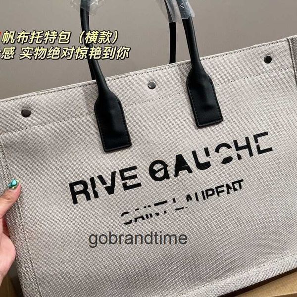 

2023 hands outlet bag small designer new women spring/summer large yslsbags travel capacity shoulder women's commuter big versatile riv