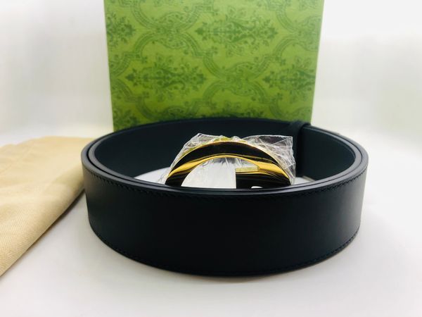 

luxury quality real cowhide belt brass stainless steel gold plated buckle 20mm 28mm 30mm 40mm designer belt for men and women with box 0007, Black;brown