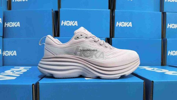 

hoka bondi 8 running shoe bondi 8 women's shoe sports shoe marathon men's shoe, Black