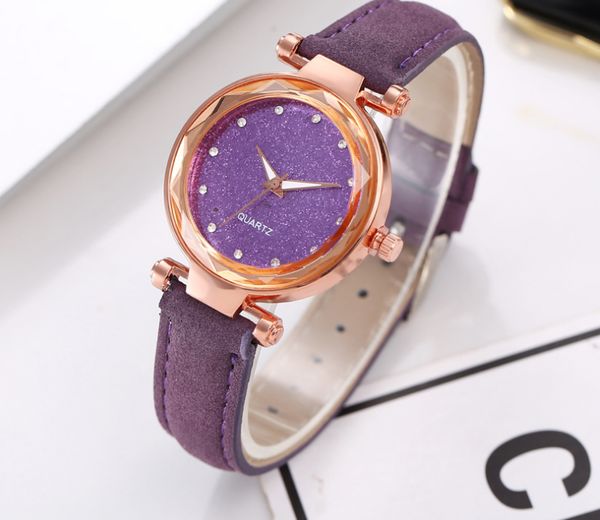 

women's casual watch watches leather designer watch strap silver diamond quartz watch, Slivery;brown