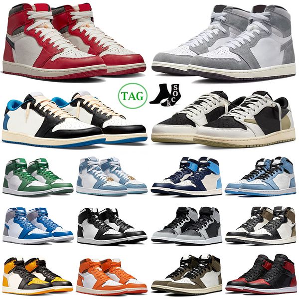 

jumpman 1 1s basketball shoes men dark reverse mocha olive black phantom cactus jack lost and found starfish mens womens sneakers ourdoor sp