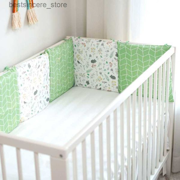 

6pcs 30x30cm baby bumpers in the crib 6pcs kids cot nursery for cartoon bumper boy girl bedding infant bed protector furniture l230522