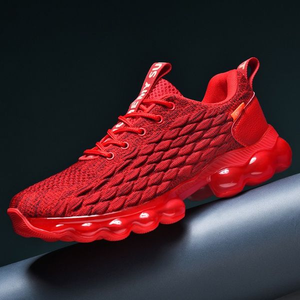 

new fashion men casual shoes lace up men shoes breathable sneakers, Black