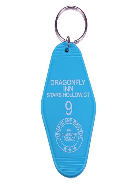 

gilmore girls inspired dragonfly inn key tag el room key ring with peace quiet coffee key fob9056992, Gray