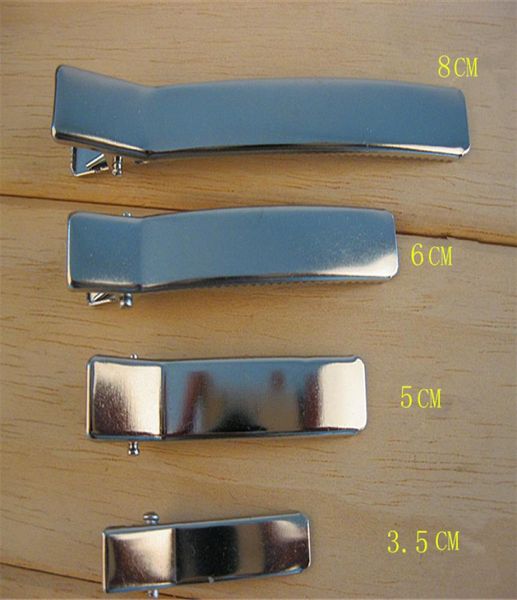 

wholediy hair accessories metal stainless material hairpins square duckbill clip alligator clip findings manufacturer 50pcsl8556549, Slivery;white