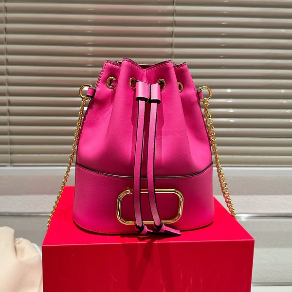 

crossbody bags bucket bag designer bags luxury bag ladies chain shoulder bags women handbag shopping fashion solid color wallets