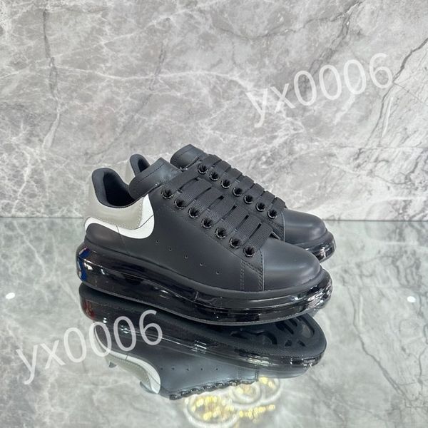 

2023 quality shoes designer boots mens women leather lace up white espadrilles flats platform casual espadrille flat sneakers, Black