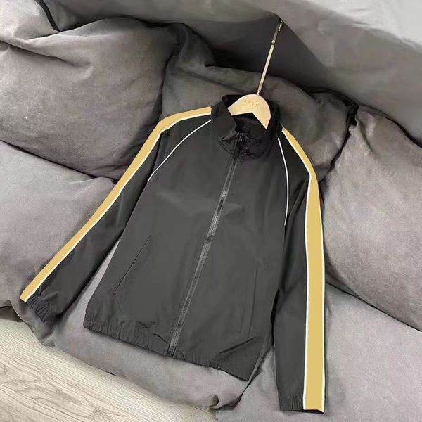 

mens jacket hooded spring autumn style man coat sleeves letters printed designer jackets outwears coats size m-4xl, Black;brown