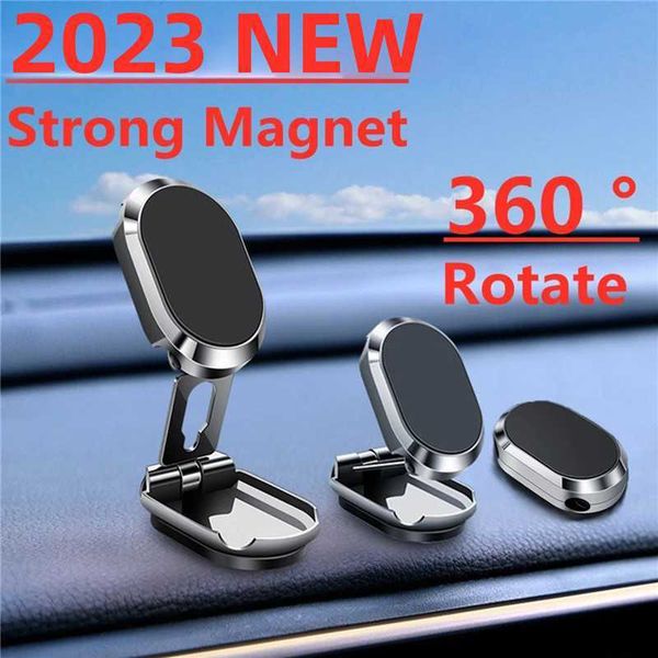 

car holder magnetic car phone holder foldable rotation hanger mount mobile cell phone stand gps support for r230626