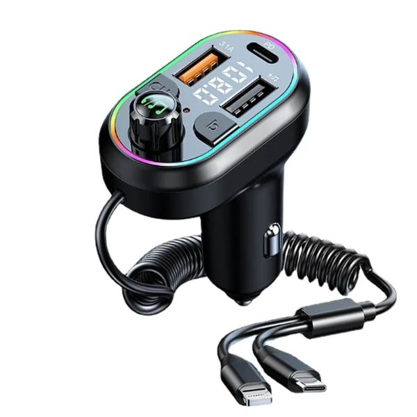 

car bluetooth mp3 player c29/c30 with hands-calling, fm transmitter, dual usb car charger, fast charging