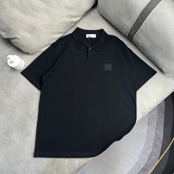 

mens polos designer polo shirt man summer casual breathable t shirts classic embroidery letters short sleeve woman 23ss, White;black