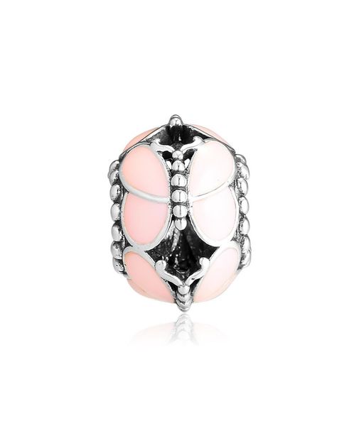 

2019 spring 925 sterling silver jewelry pink butterflies charm original beads fits bracelets necklace for women diy making3355288, Bronze;silver
