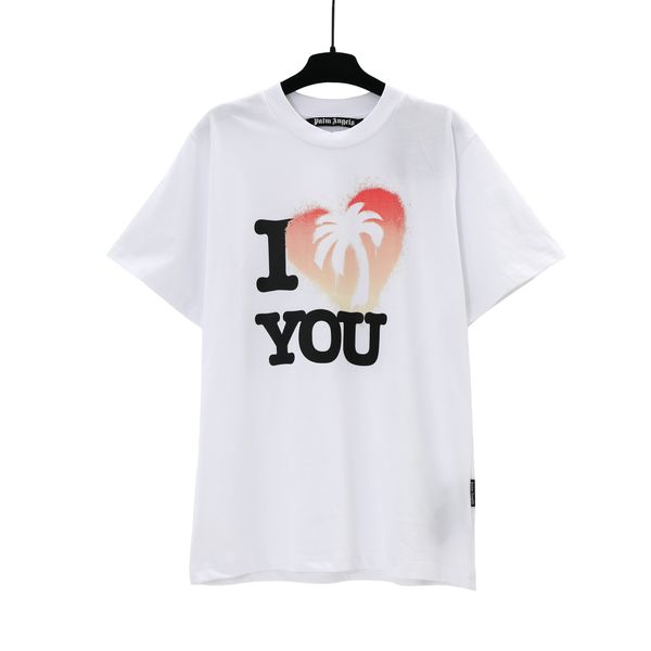 

palm angel pa palm summer loose tees fashion casual shirt luxurys clothing street cute shirts men women couple t shirts dx007, White;black