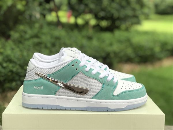 

2023 release authentic april skateboards x dunks low sb fd2562-400 basketball shoes trainers sports sneakers concord double box