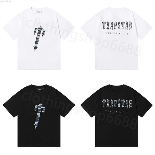 

trapstar shirt designer shirts graphic short sleeve tee designer summer street sports clothes t-shirts ceot ceot, White;black