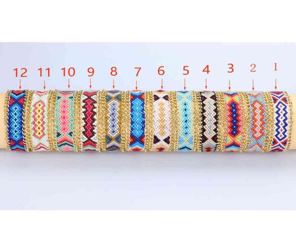

fashion ol strap nepal ethnic style handwoven charm bracelets exquisite and comfortable watch decoration woven rope bracelet jewe9854579, Golden;silver