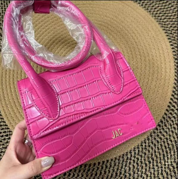 

jaquemus designer bags woman handbag luxury crossbody bag fashion lady pochette shoulder bag mini leather bag crocodile-embossed tote messen