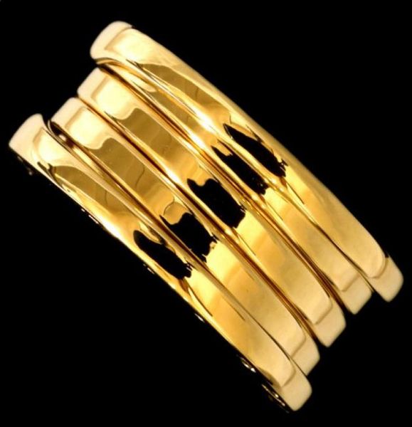 

the latest 18k gold love ring titanium steel fashion eleastic brand luxury wedding spring rings for woman jewelry brand vintag3086706, Silver