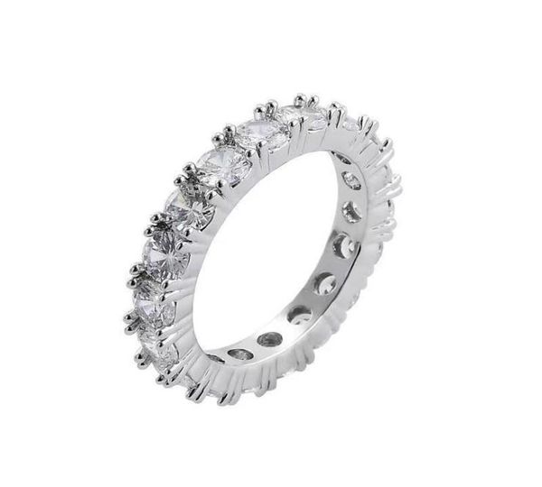 

luxury sparkling silver wed ring for woman promise wedding bridal jewelry gift2740784, Slivery;golden