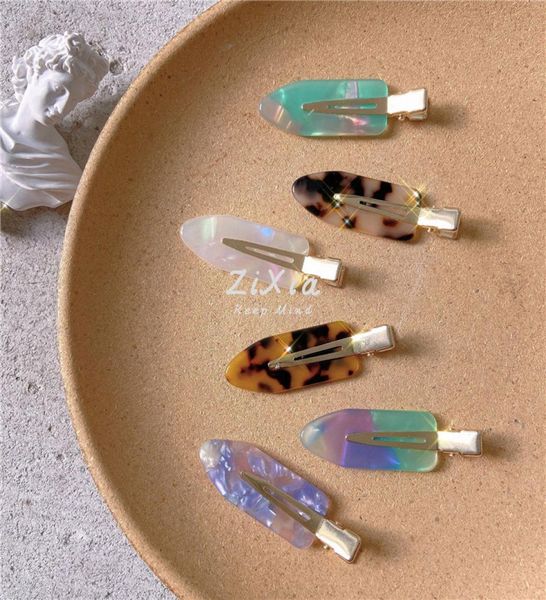 

hair clips barrettes hair jewelry fashion accessories leopard no printing duckbill clip for women 5 colors2861722, Golden;silver