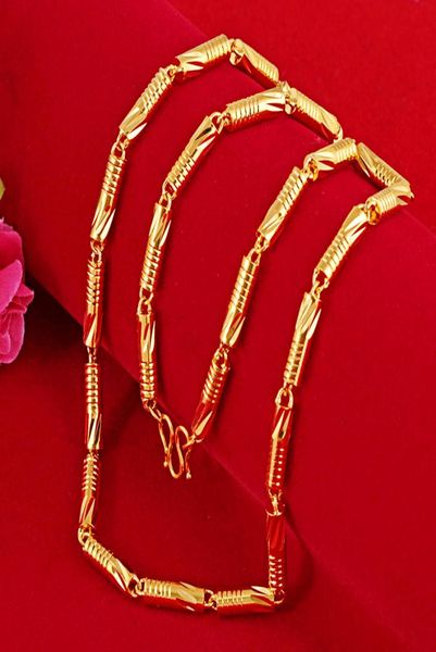 

men039s 24k thai baht yellow gold plated necklace 24inch 70g 5mm3724691, Silver