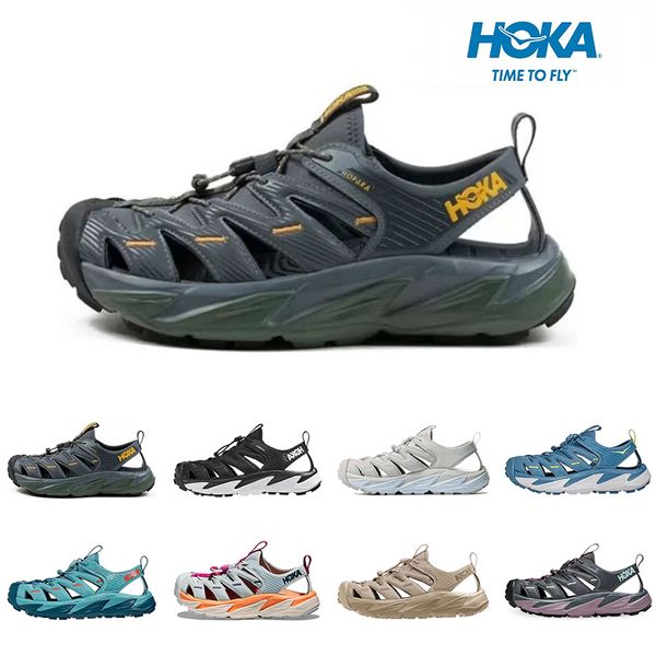 

hoka hopara sandals men women hoka one one shock absorbing walking function hiking luxurys designer sports sandals beach shoes young peoples, Black