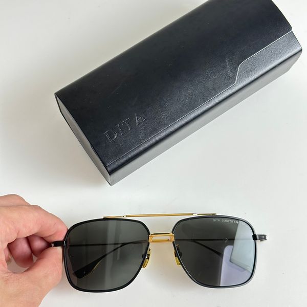 

double beam retro dita sunglasses for men and women, designer gradient color glasses for cycling, uv resistant sunglasses, White;black