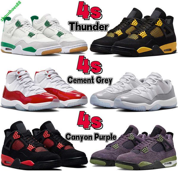 

box with boots jumpman 4 4s basketball shoes thunder pine green cool cement grey 11 11s yellow snakeskin seafoam midnight navy gamma blue ch