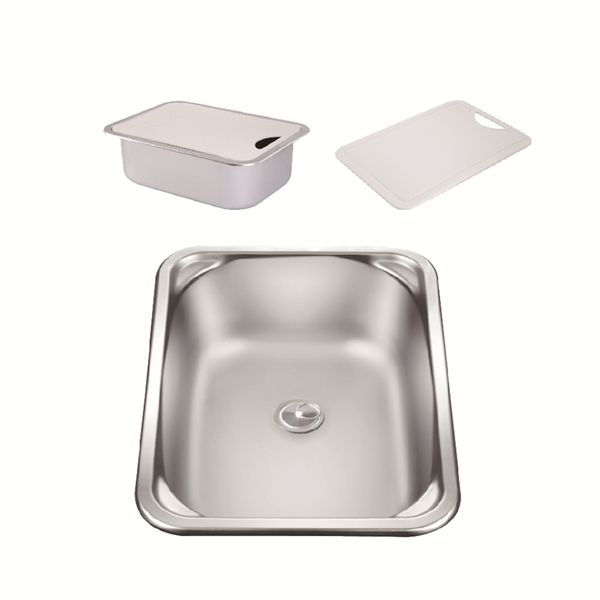 

stainless steel sink with plastic lid 280*380*136mm boat caravan rv gr-566