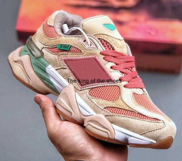 

casual shoes designer 9060 running 990 v3 men women sneakers cloud grey sea salt bricks wood blue haze outdoor low sneaker, Black