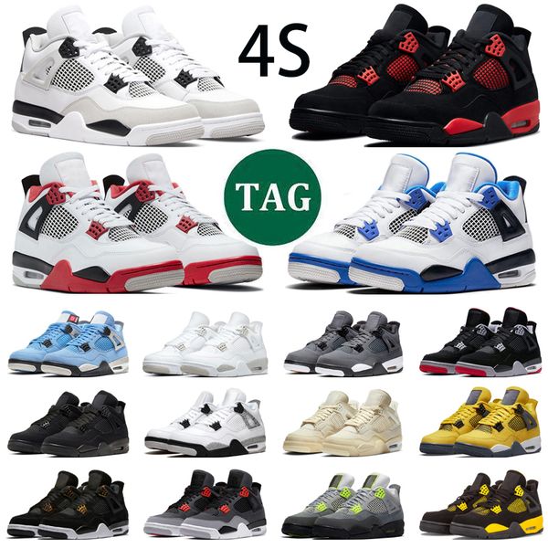 

fashion sports shoes women mens basketball shoes canvas canyon purple 4s craft midnight navy blue red thunder white oreo military black cat