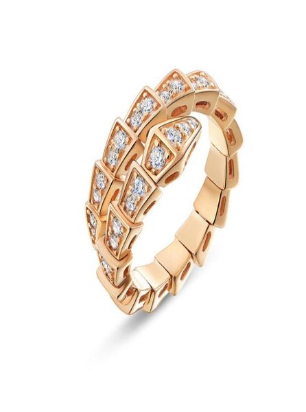 

band rings jewelry drop delivery 2022 european and american versatile creative bone temperament microinlay zircon shell green agate car80308, Silver